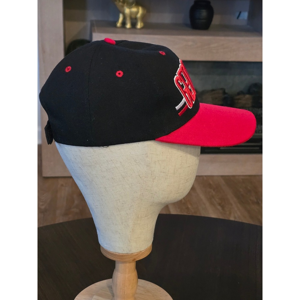 Georgia GA State Souvenir Baseball Cap Hat Black Red Adjustable Mens Embroidered - Picture 4 of 6